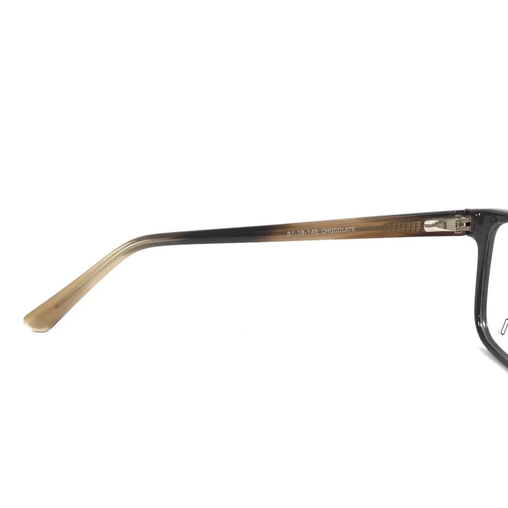 Casino Eyeglasses Frames NELSON CHOCOLATE Brown Square Full Rim 51-18-145